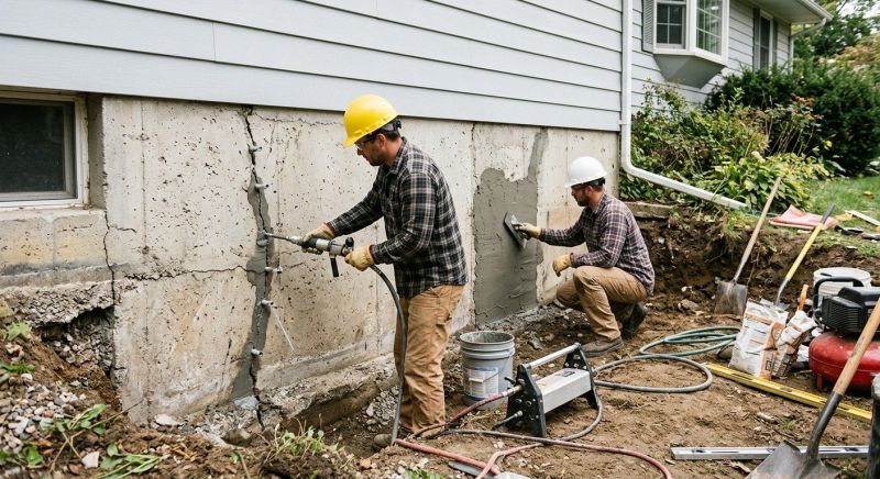 Basement Foundation Repair in Blanchester, OH