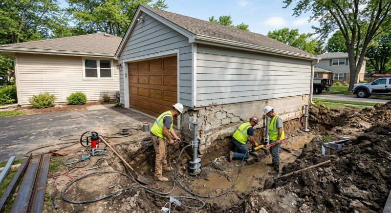 Basement Foundation Repair in New Vienna, OH