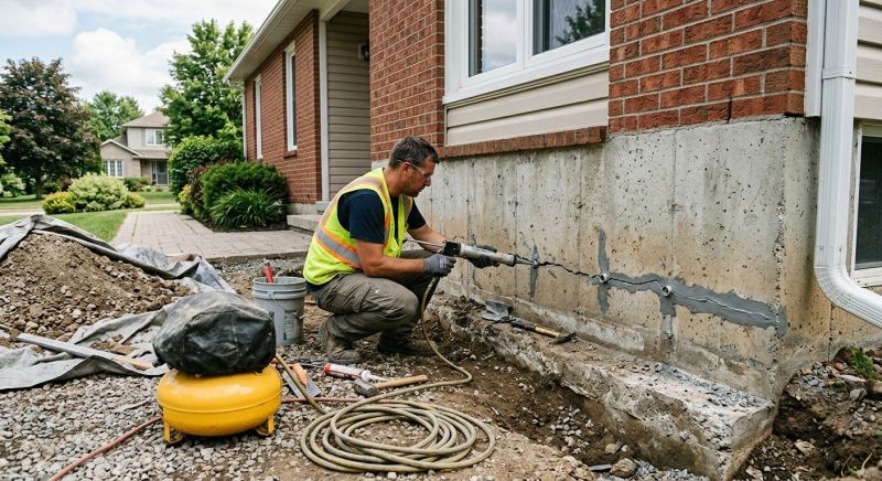 Basement Foundation Repair in Sardinia, OH