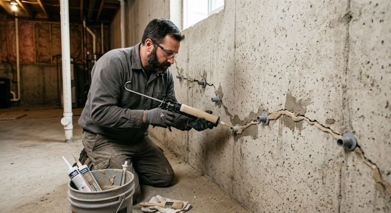 Basement Foundation Repair in Sardinia, OH