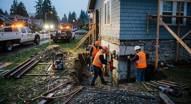 Building Foundation Repair in Blanchester, OH