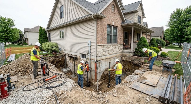 Building Foundation Repair in Wilmington, OH