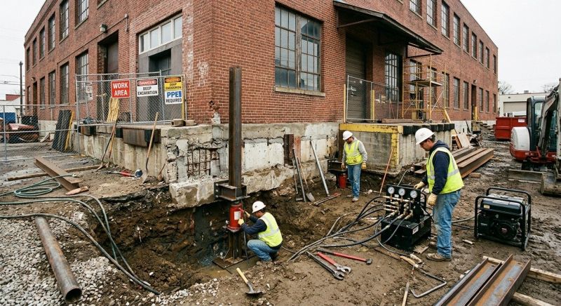 Building Foundation Repair in Winchester, OH