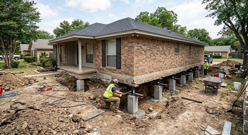 Concrete Foundation Leveling in New Vienna, OH