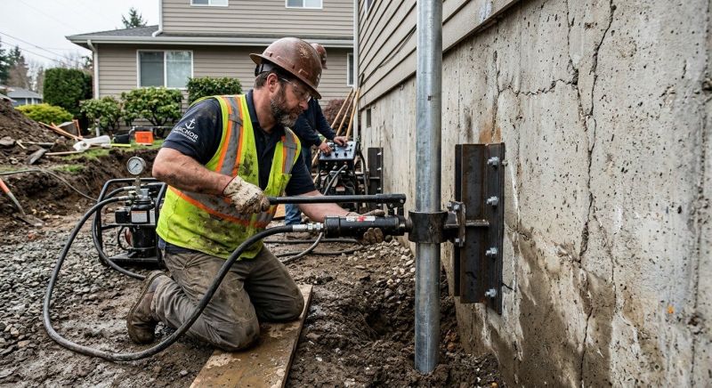 Concrete Foundation Leveling in Sardinia, OH