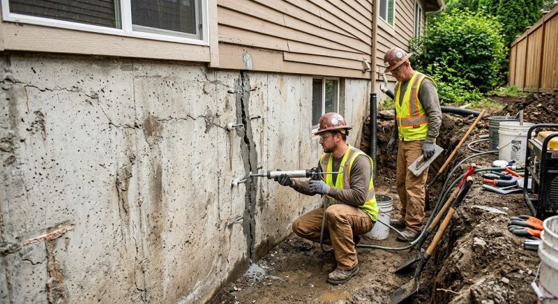 Cracked Foundation Repair in Hillsboro, OH