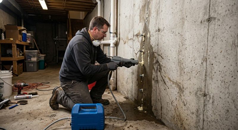 Cracked Foundation Repair in Mount Orab, OH