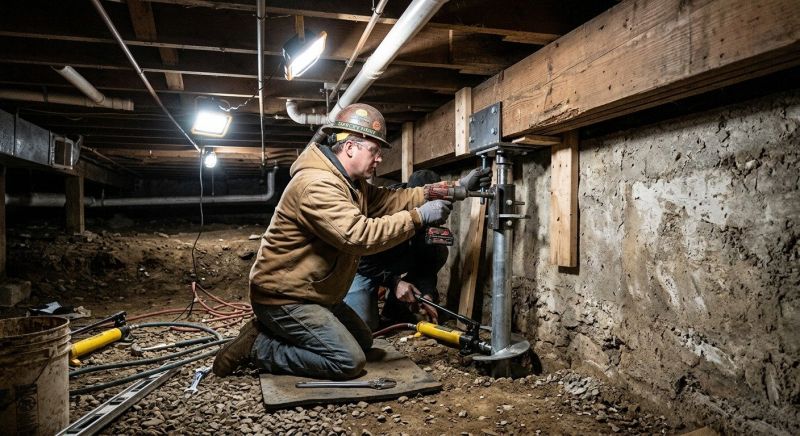Crawlspace Foundation Repair in Fayetteville, OH