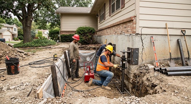 Deep Foundation Repair in Hillsboro, OH