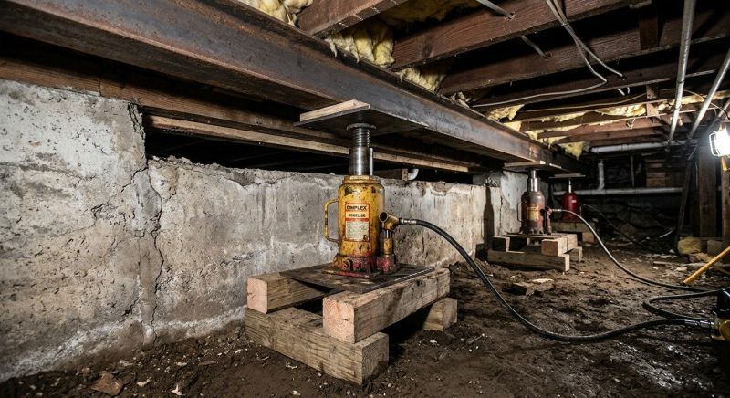 Foundation Jacking in Blanchester, OH