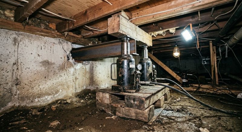 Foundation Jacking in Blanchester, OH