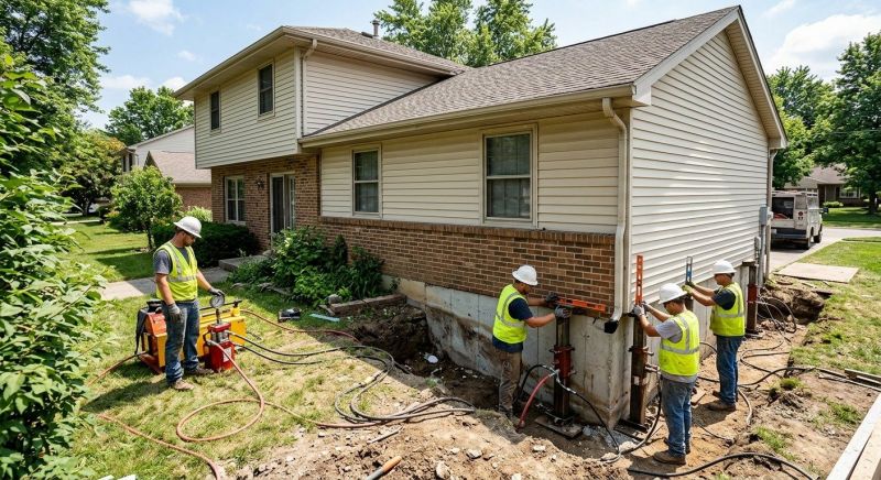 Foundation Jacking in Fayetteville, OH
