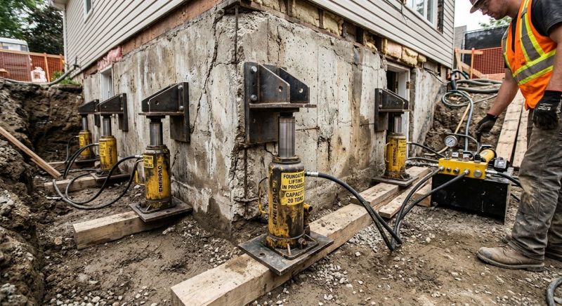 Foundation Jacking in Highland County, OH
