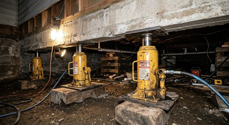 Foundation Jacking in Hillsboro, OH