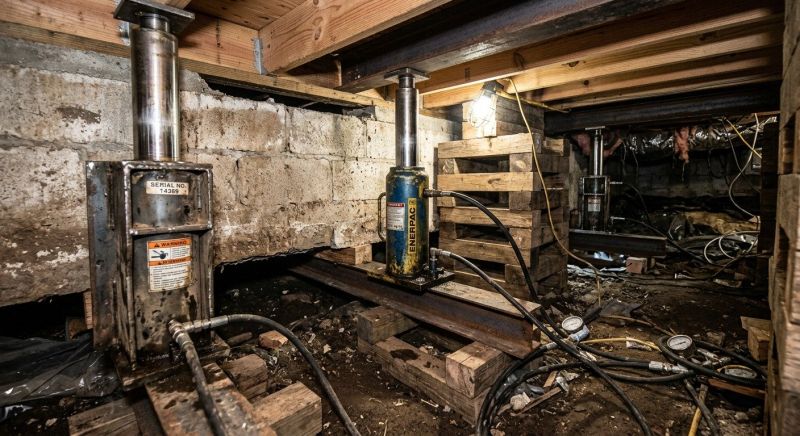Foundation Jacking in Mount Orab, OH