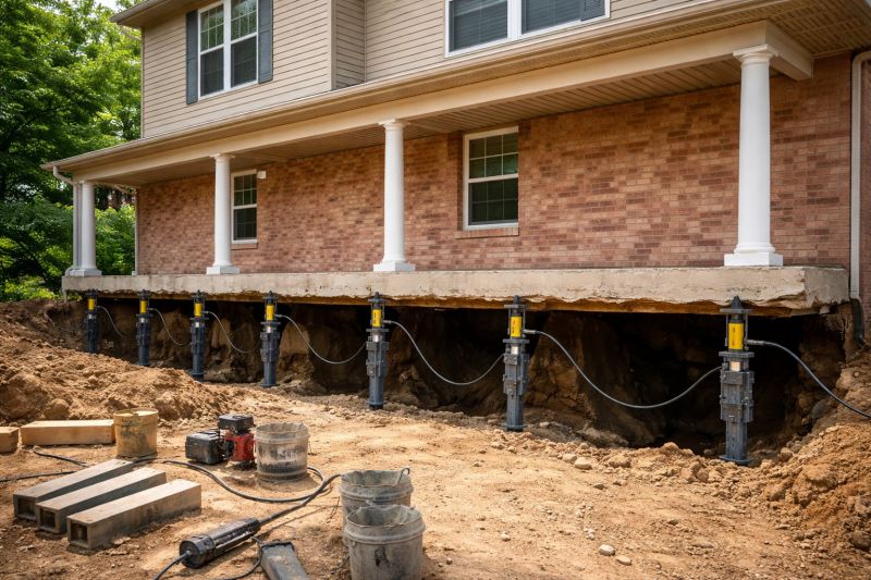 Foundation Jacking in Mount Orab, OH