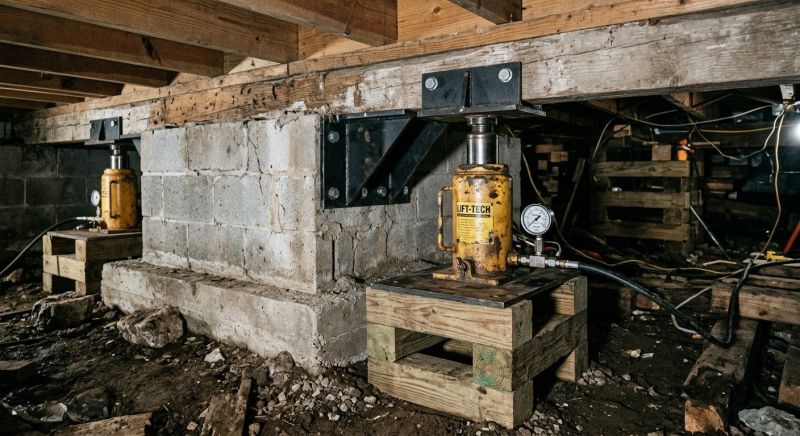 Foundation Jacking in Peebles, OH