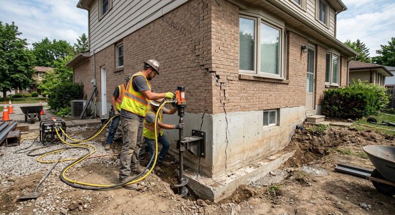 Foundation Lifting in Blanchester, OH