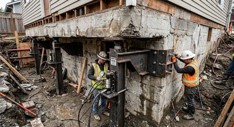 Foundation Lifting in Blanchester, OH