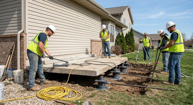 Foundation Lifting in Fayetteville, OH