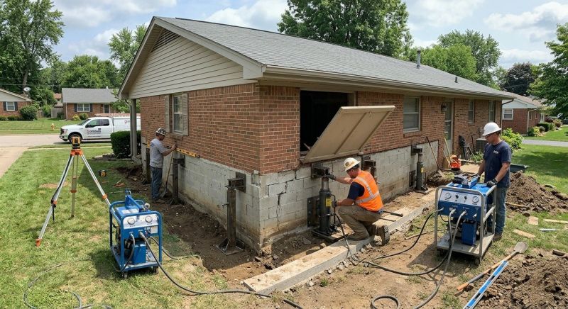 Foundation Releveling in Hillsboro, OH