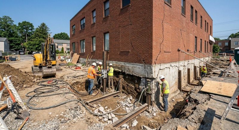 Foundation Renovation in Hillsboro, OH