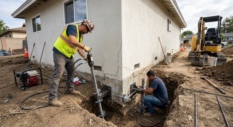 Foundation Stabilizing in Fayetteville, OH