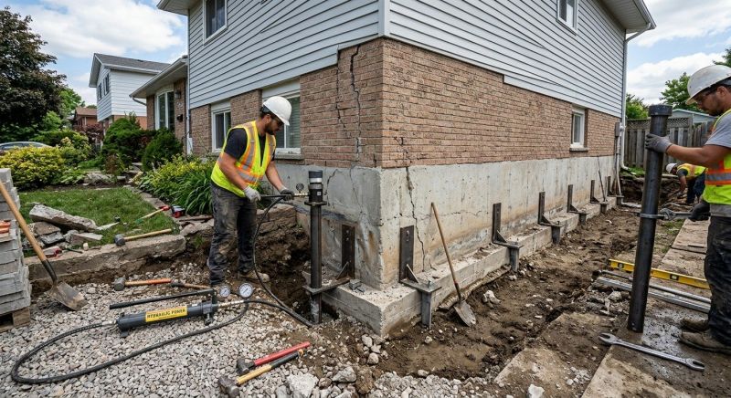 Foundation Stabilizing in Hillsboro, OH