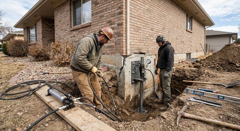 Foundation Stabilizing in New Vienna, OH