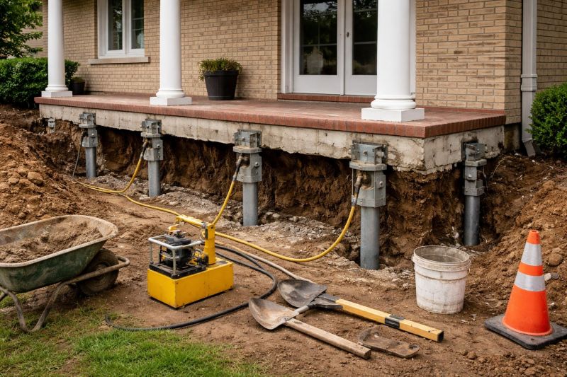 Foundation Stabilizing in New Vienna, OH
