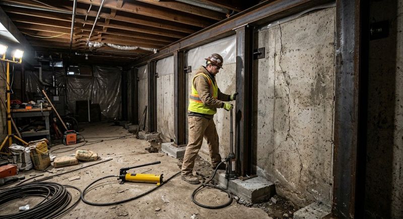 Foundation Stabilizing in New Vienna, OH