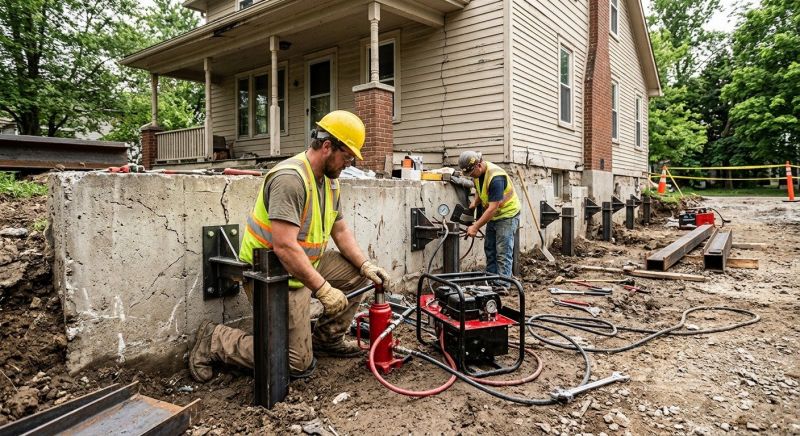 Foundation Stabilizing in Peebles, OH