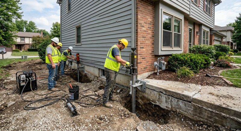 Foundation Stabilizing in Sardinia, OH