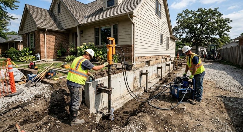 Foundation Strengthening in Hillsboro, OH