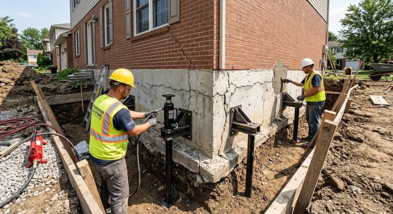 Foundation Structural Repair in Fayetteville, OH