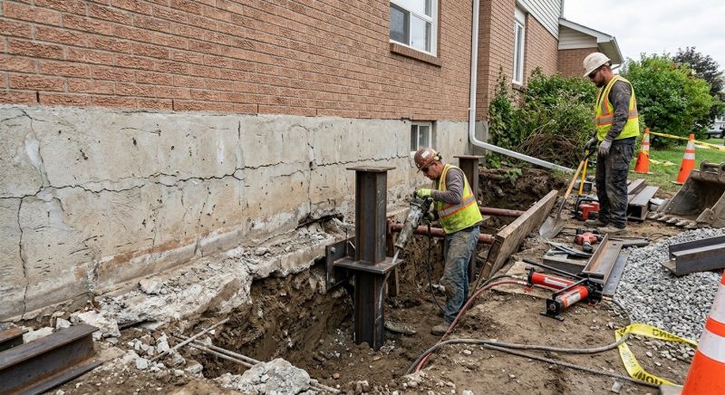 Foundation Structural Repair in Mount Orab, OH