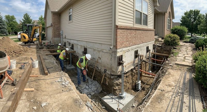 Foundation Underpinning in Hillsboro, OH