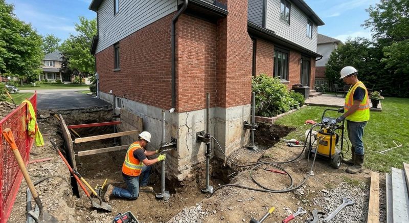 Foundation Underpinning in Hillsboro, OH