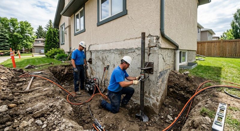 Helical Piers Installation in Hillsboro, OH