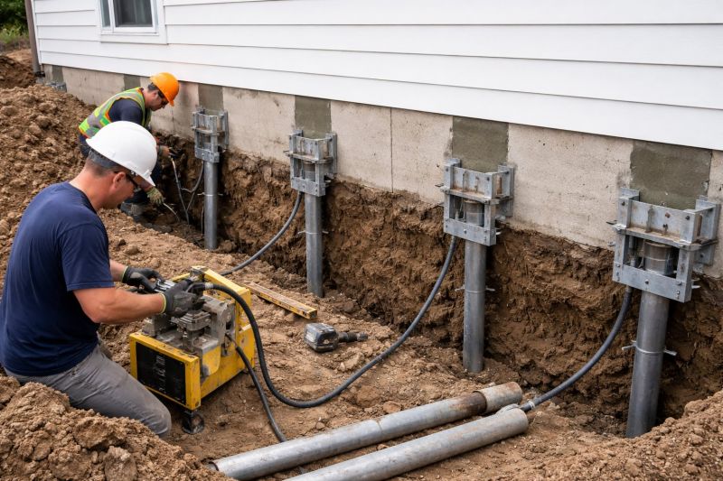 Helical Piers Installation in Hillsboro, OH