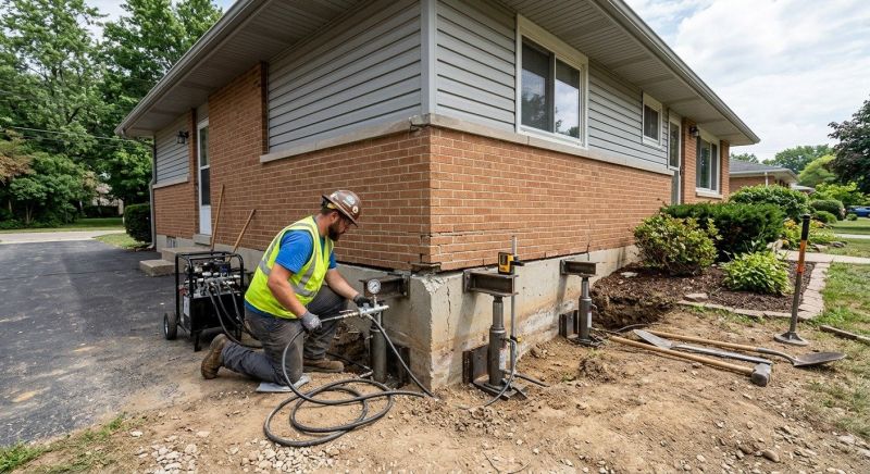 Home Foundation Leveling in Hillsboro, OH