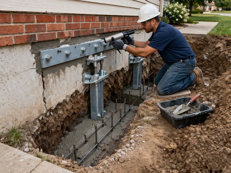 Home Foundation Repair in Blanchester, OH