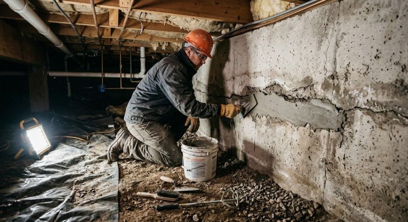 Leaking Foundation Repair in Hillsboro, OH