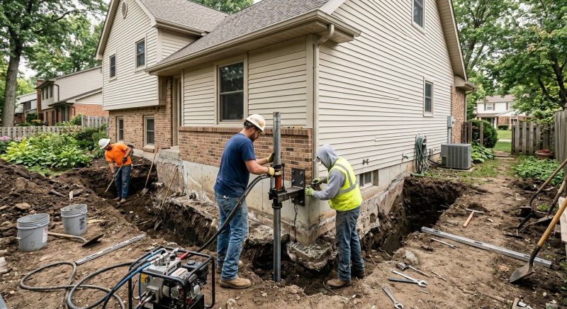 Residential Foundation Repair in Hillsboro, OH