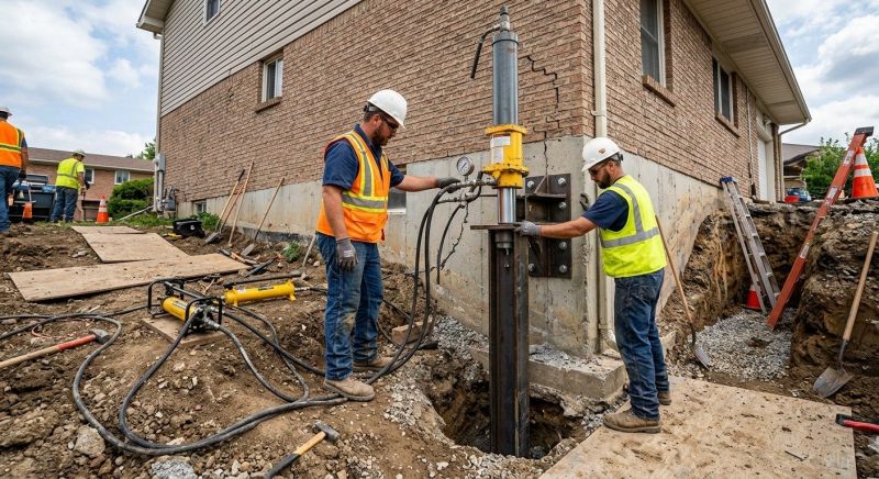 Settling Foundation Service in Peebles, OH