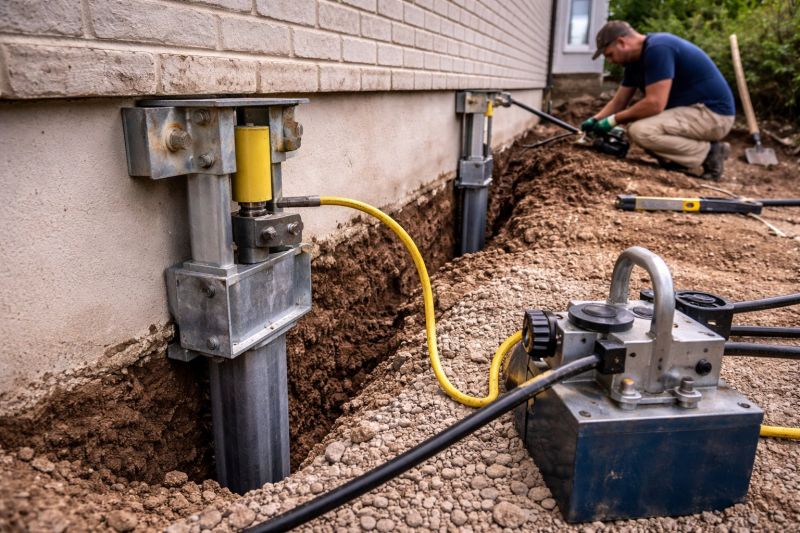 Sinking Foundation Repair in Fayetteville, OH
