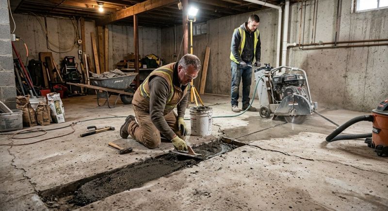 Slab Foundation Repair in Hillsboro, OH