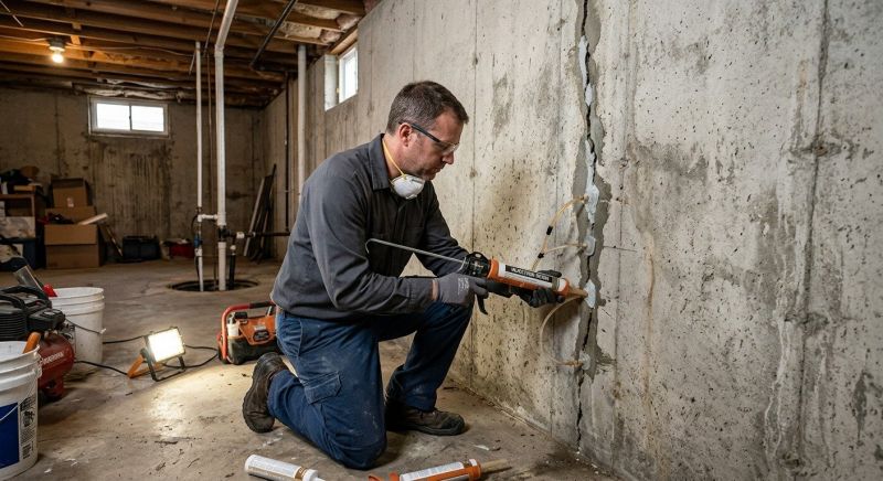 Structural Crack Repair in Hillsboro, OH