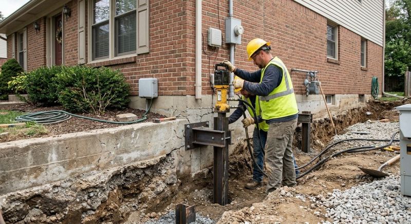 Structural Foundation Repair in Hillsboro, OH