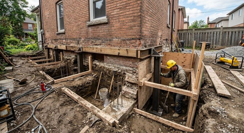Structural Underpinning in Hillsboro, OH